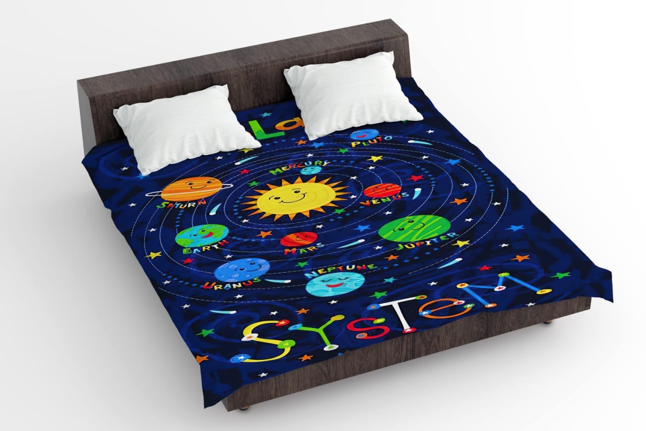 Galaxet Blanket - دفاية سرير + مشاية هدية ( 65 X 185 )