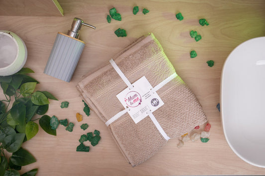 Brown bath towel (set of 3)| Small size