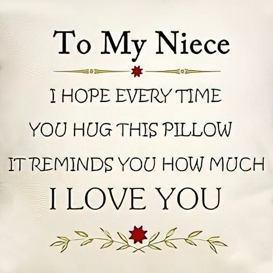 Cushion cover|دبل فيس |رسالة للحفيد