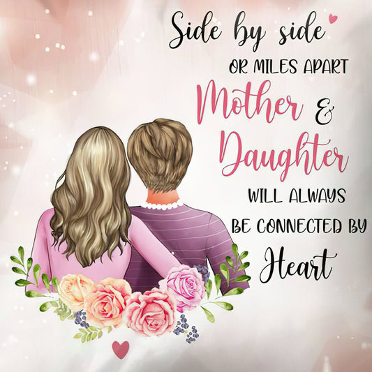 Cushion cover |دبل فيس |رسالة للام وللابنة