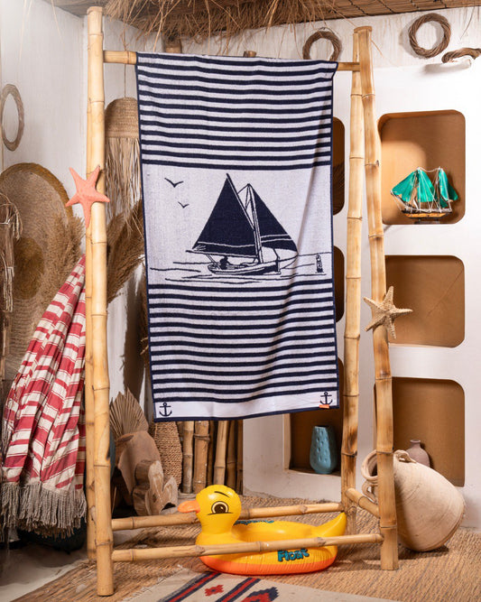 Sailing Beach Towel