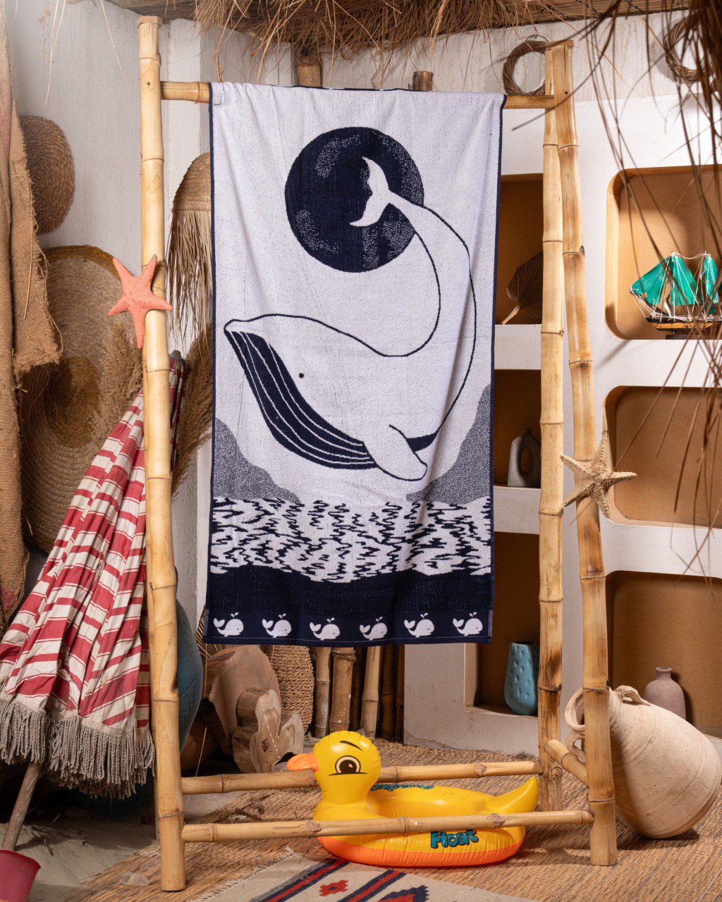 Whale beach Towel