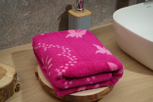 Pink towel