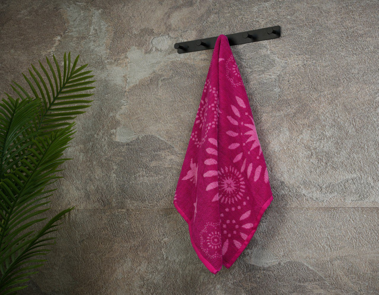Pink towel