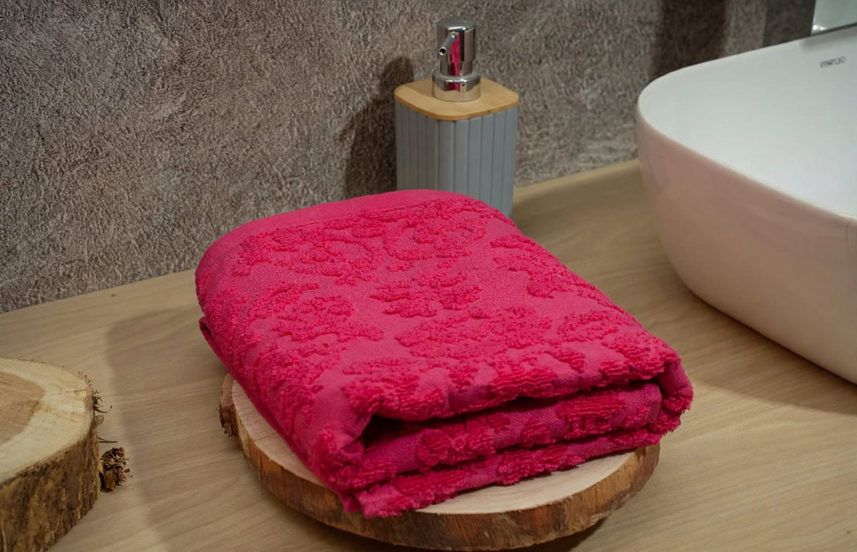 Pink towel