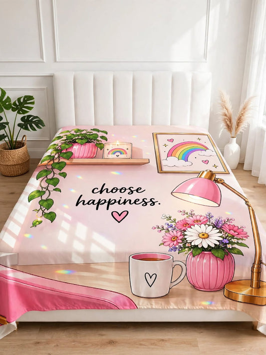 Choose Happiness blanket