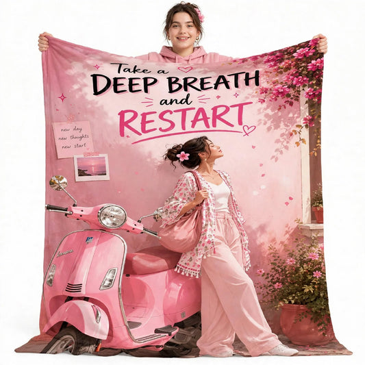 Vespa Dreams blanket
