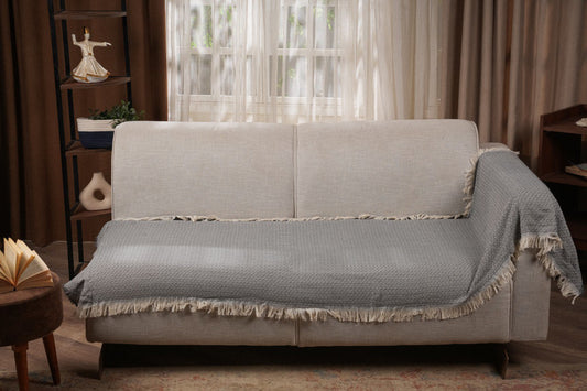 Victoria cover | جراي غامق مع خطوط رفيعة بالابيض