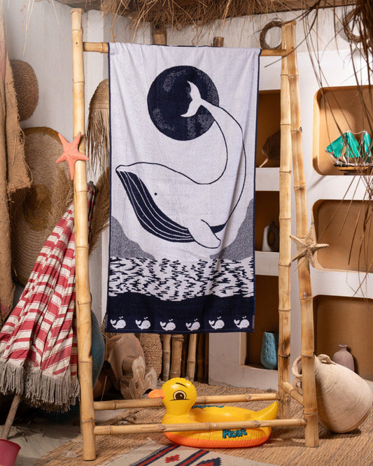 Whale beach Towel